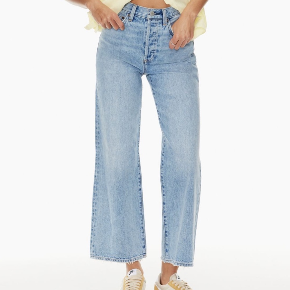 Aritzia Denim Forum Farrah High Rise Wide Leg Jeans